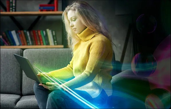 Cliente utilizando serviço de internet da Neolink